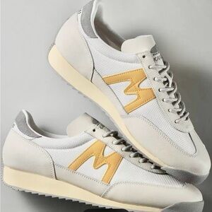 KARHU Brand New Unisex Men’s US 9 M Sneakers Lily White/ Banana Yellow Women’s